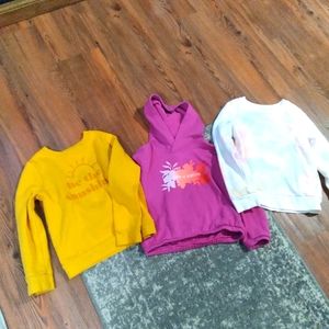 girls sweatshirt lot